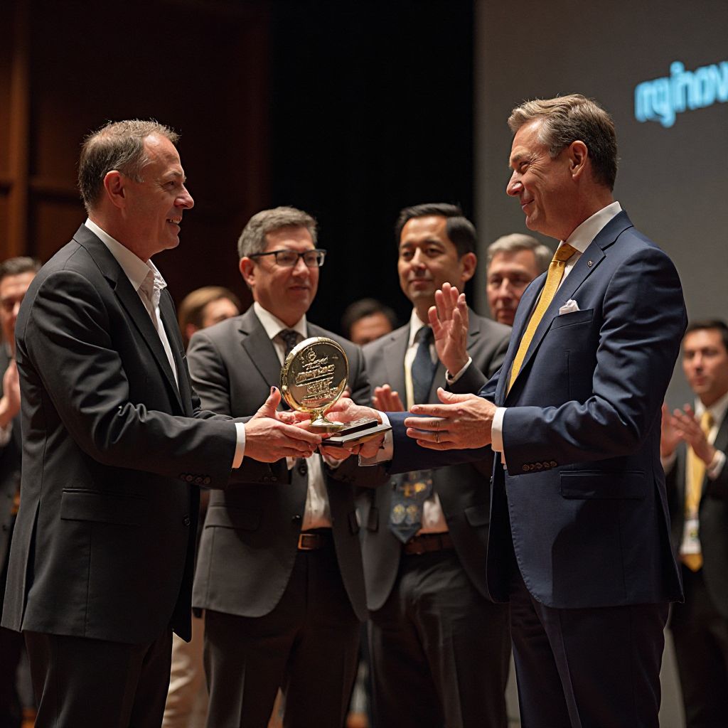 Educational Innovation Award ceremony presentation