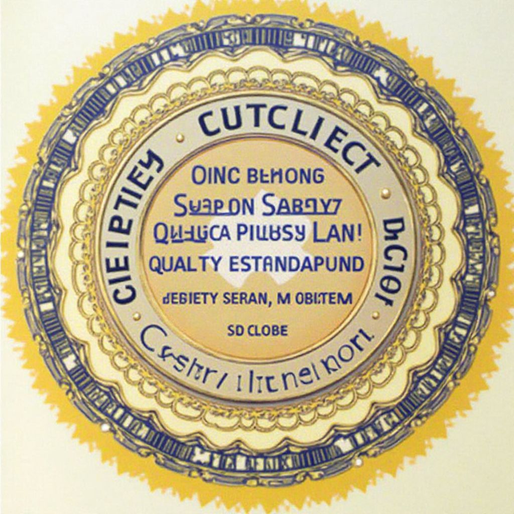 Safety Excellence certification badge and documents